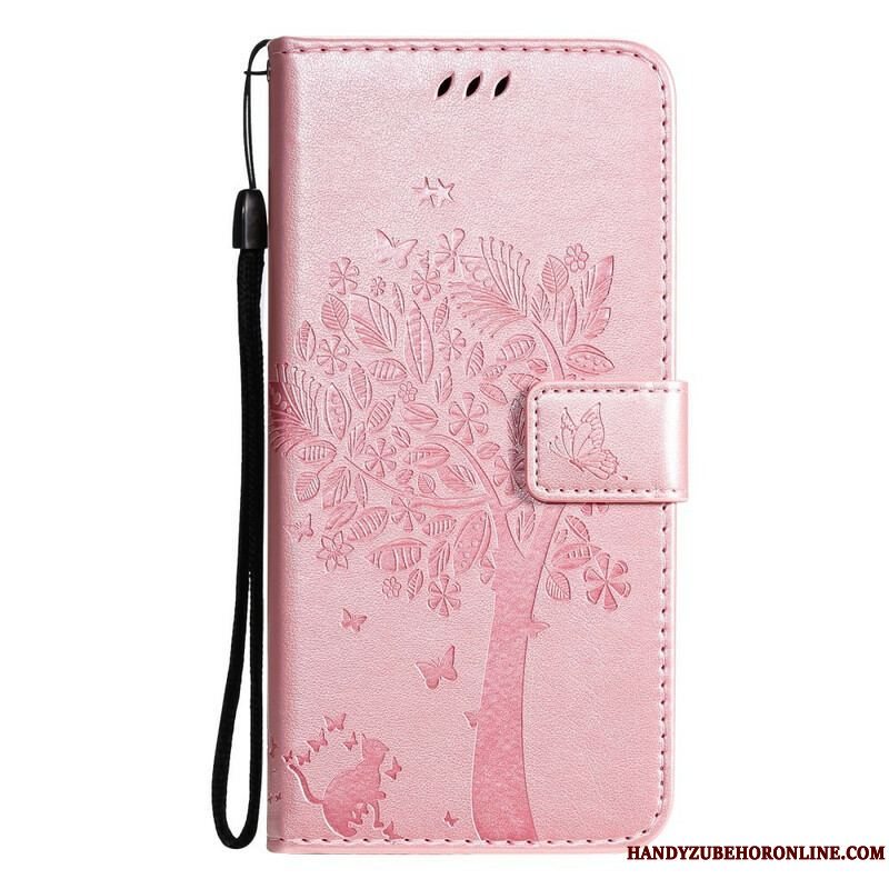 Flip Cover Xiaomi Redmi Note 10 5G Med Snor Lanyard Daydream