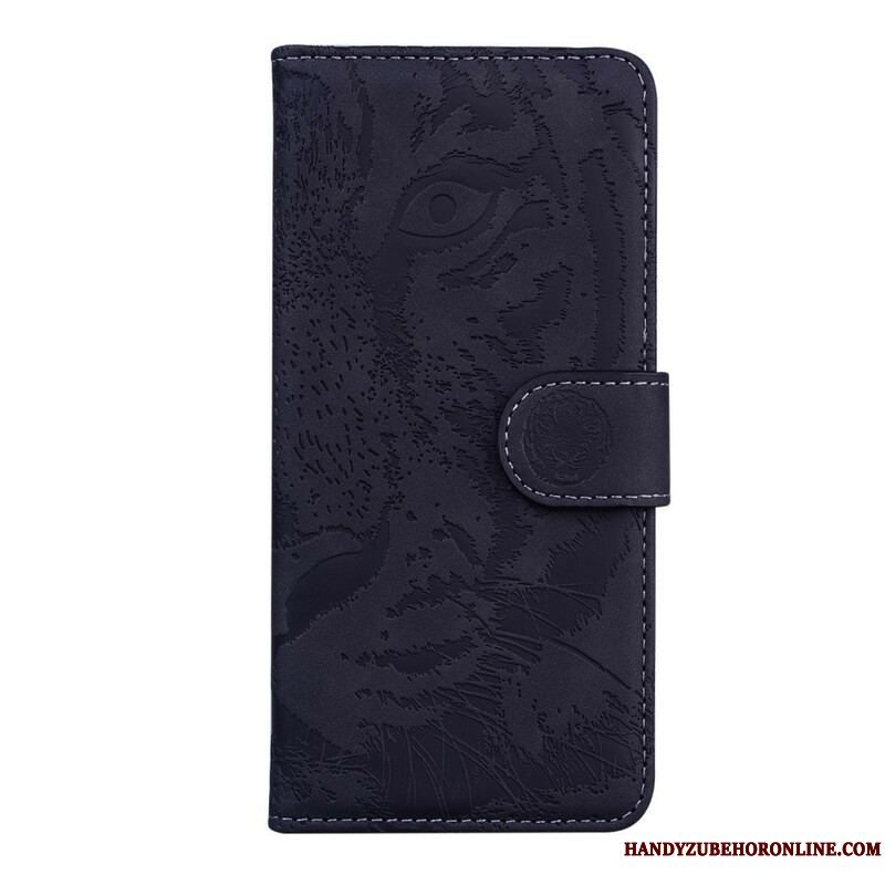 Flip Cover Xiaomi Redmi Note 10 5G Tiger Ansigtsprint