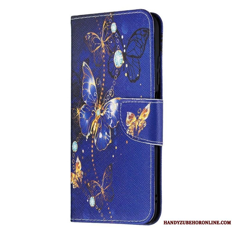 Flip Cover Xiaomi Redmi Note 10 5G Utrolige Sommerfugle