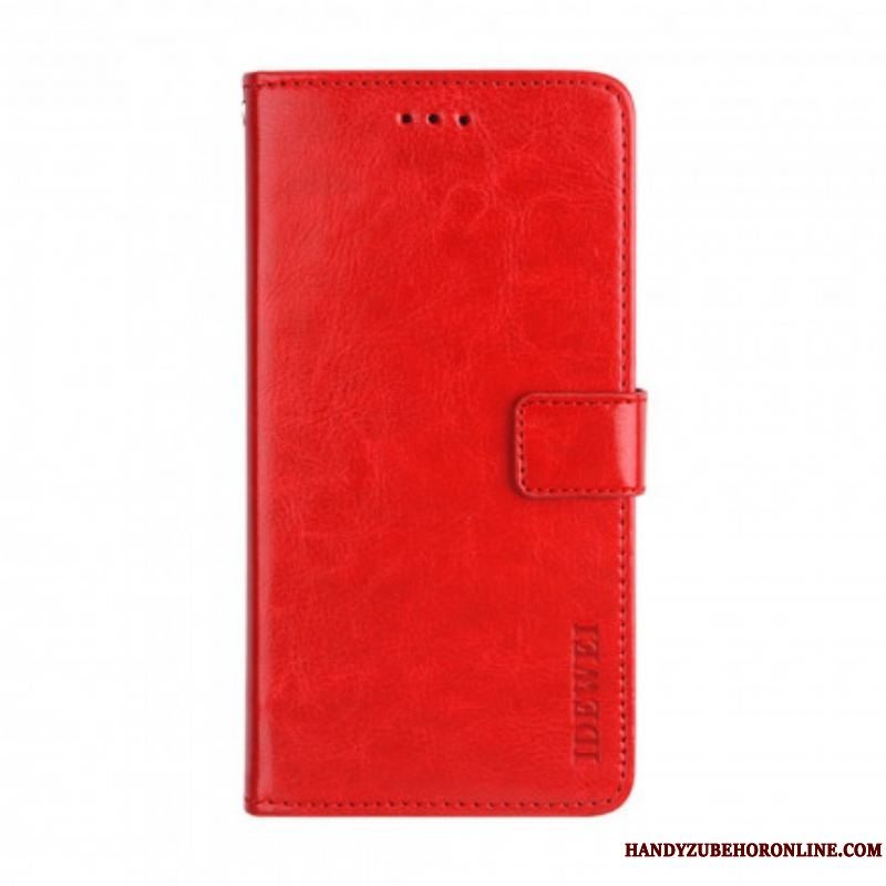 Flip Cover Xiaomi Redmi Note 10 Pro Imiteret Læder Idewei