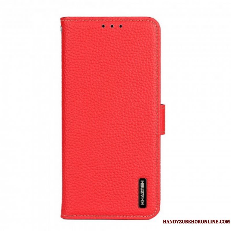 Flip Cover Xiaomi Redmi Note 10 Pro Khazneh Litchi Læder