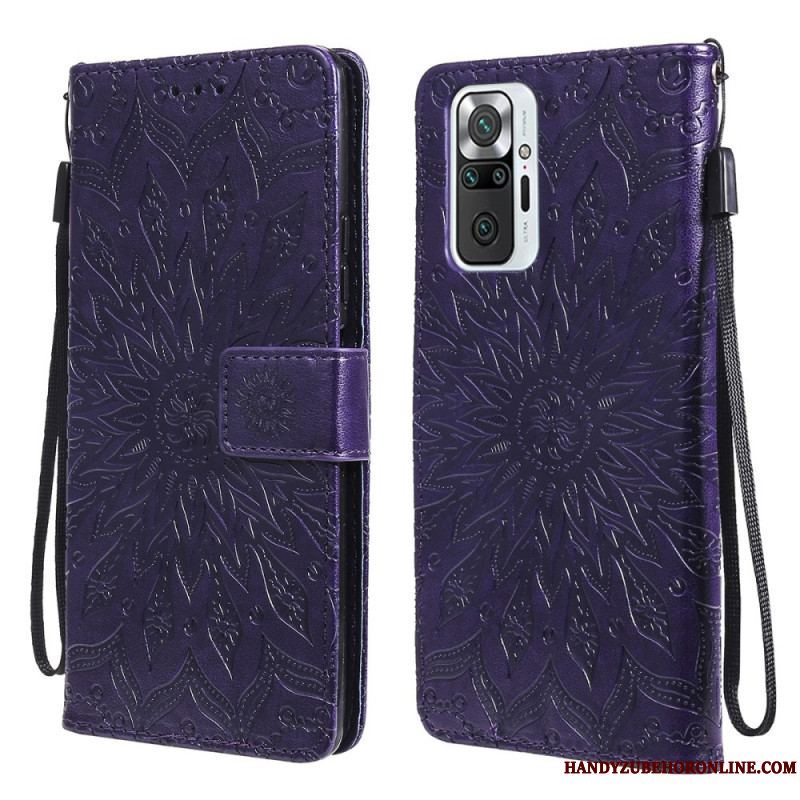 Flip Cover Xiaomi Redmi Note 10 Pro Solblomst