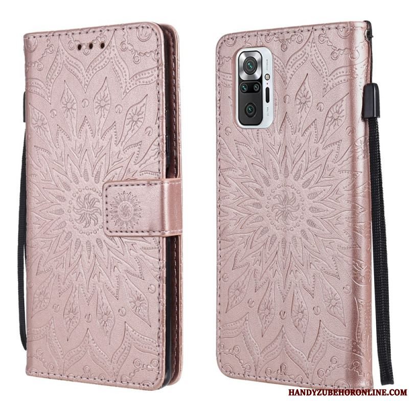 Flip Cover Xiaomi Redmi Note 10 Pro Solblomst