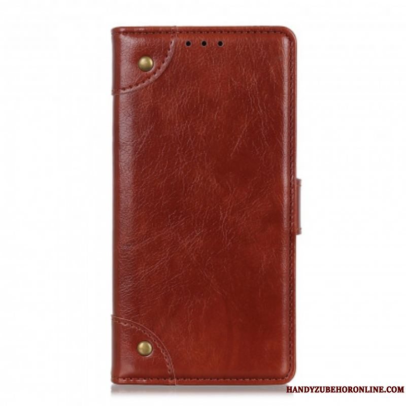 Flip Cover Xiaomi Redmi Note 10 Pro Style Nappa Læder Vintage Nitter