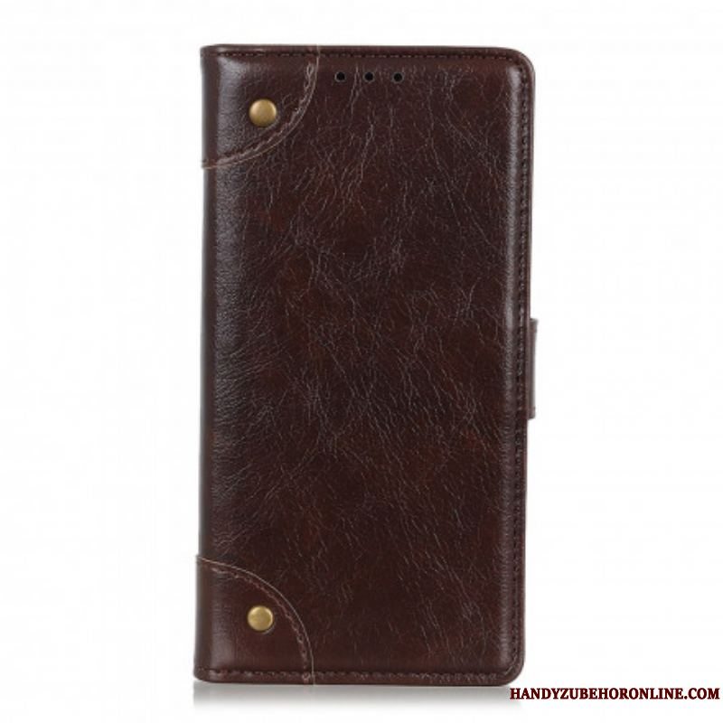 Flip Cover Xiaomi Redmi Note 10 Pro Style Nappa Læder Vintage Nitter