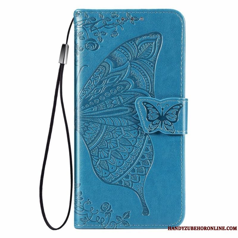 Flip Cover Xiaomi Redmi Note 11 / 11S Halv Sommerfugl