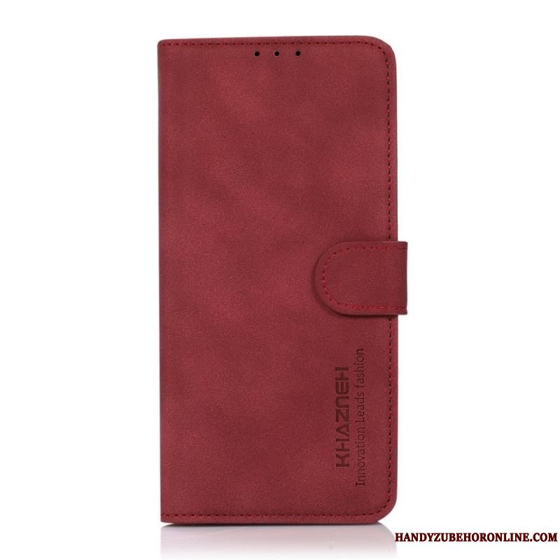 Flip Cover Xiaomi Redmi Note 11 / 11S Khazneh Fashion Læder Effekt