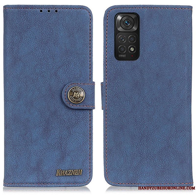 Flip Cover Xiaomi Redmi Note 11 / 11S Khazneh Retro Split Læder