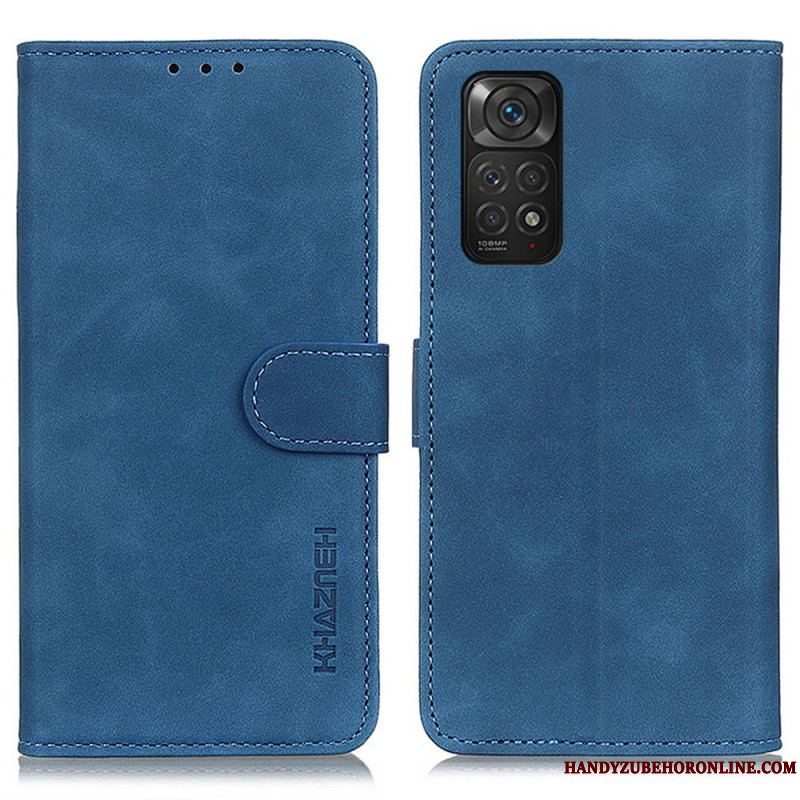 Flip Cover Xiaomi Redmi Note 11 / 11S Khazneh Vintage Lædereffekt