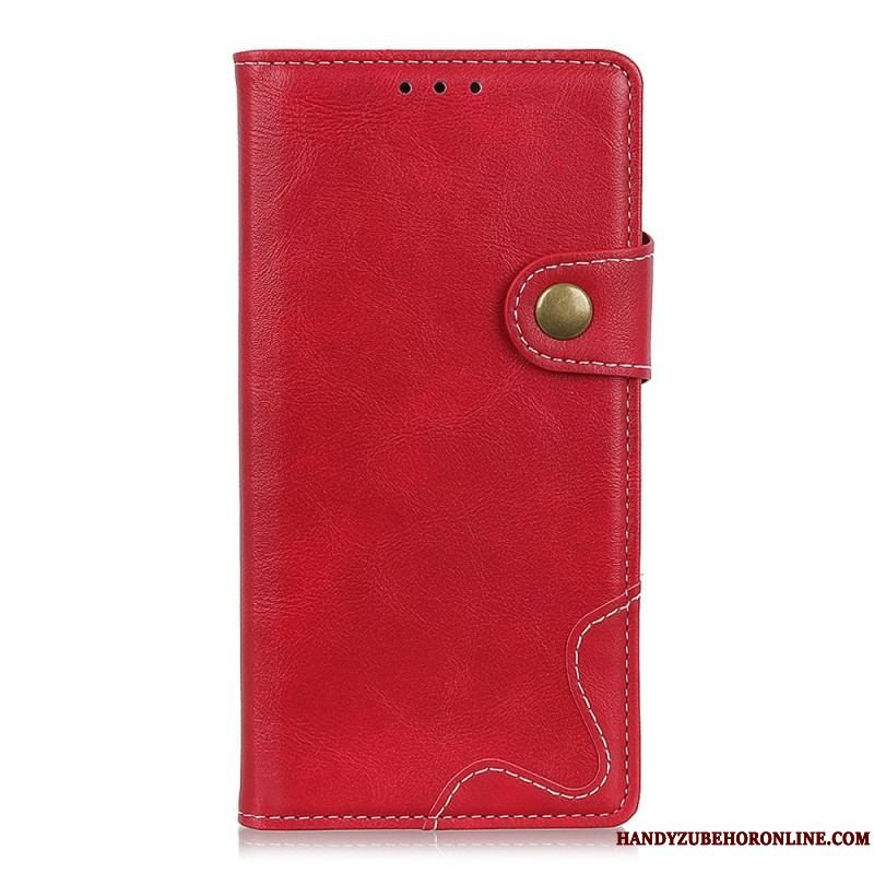 Flip Cover Xiaomi Redmi Note 11 / 11S Kunstnerisk Og Sømme
