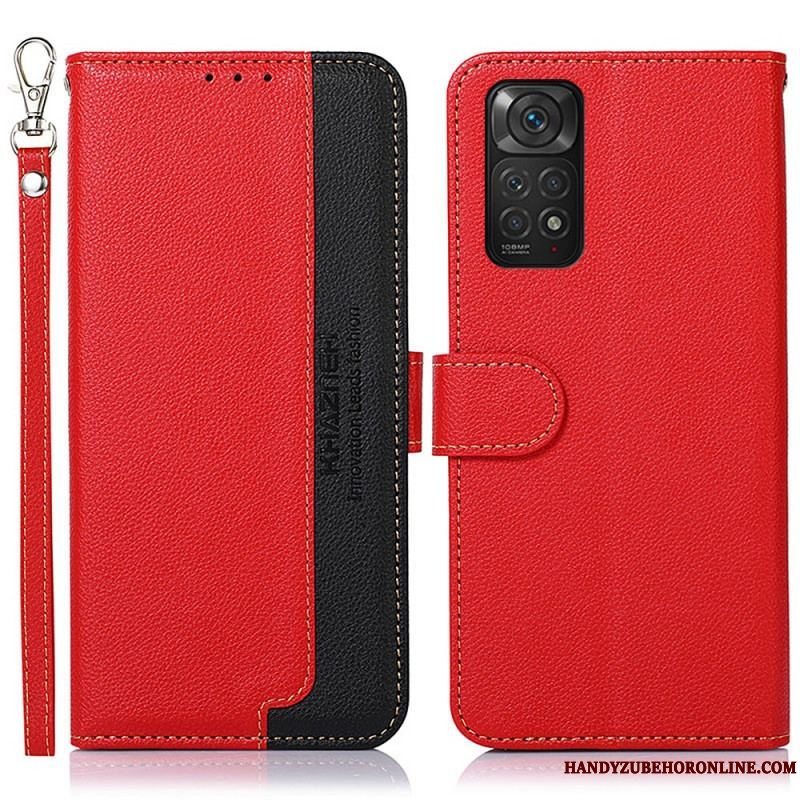 Flip Cover Xiaomi Redmi Note 11 / 11S Lychee Style Rfid Khazneh