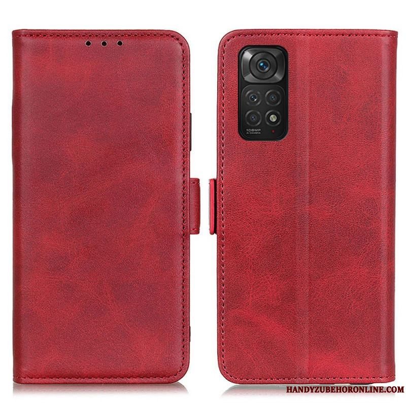 Flip Cover Xiaomi Redmi Note 11 / 11S Læder Cover Dobbelt Klap