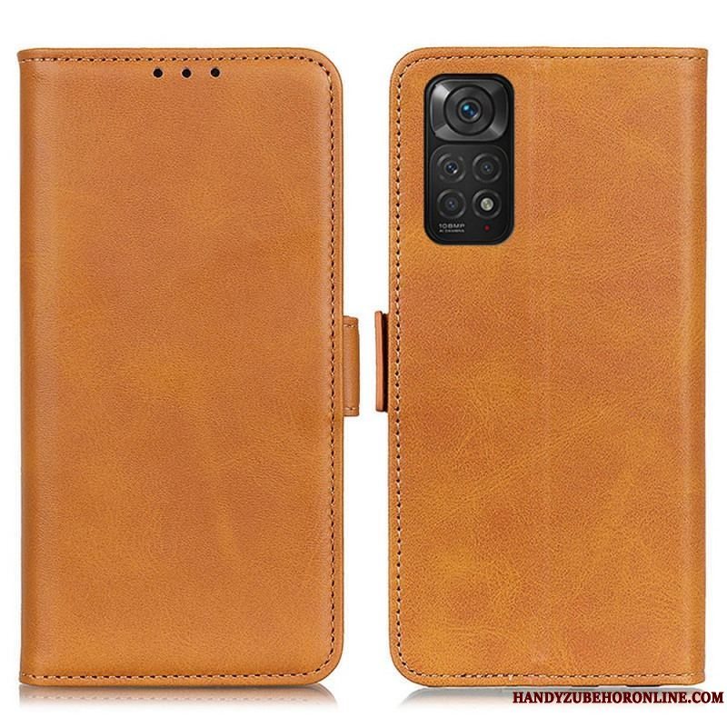 Flip Cover Xiaomi Redmi Note 11 / 11S Læder Cover Dobbelt Klap