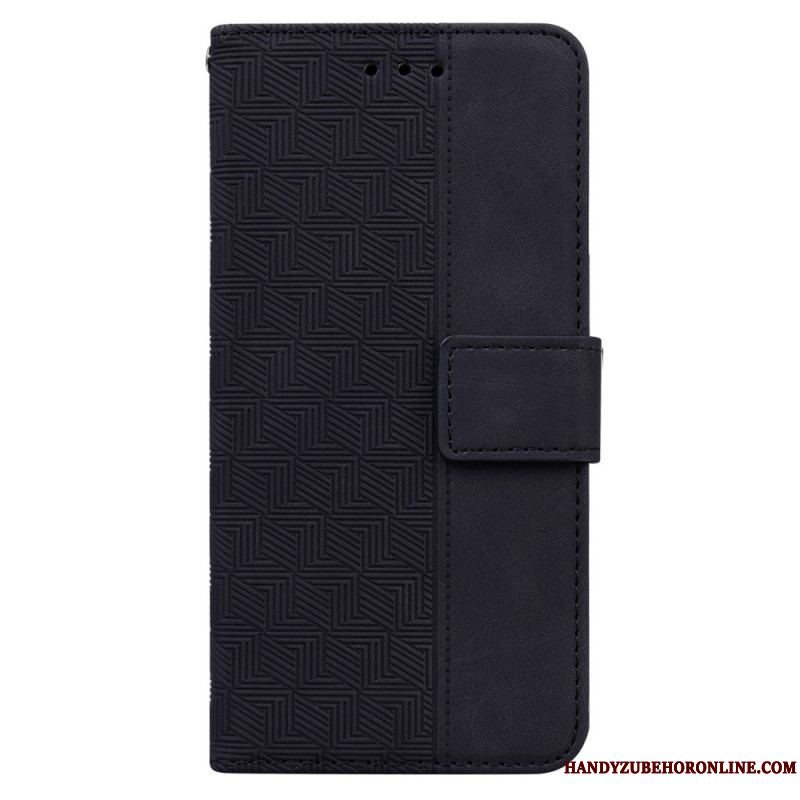 Flip Cover Xiaomi Redmi Note 11 / 11S Med Snor Strappy Mønster