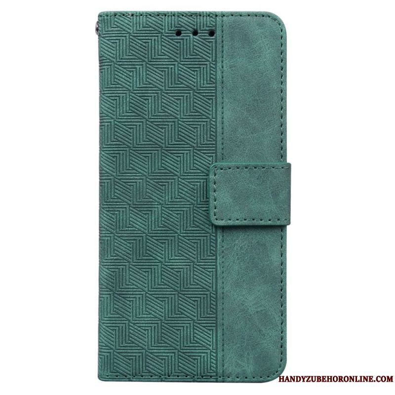 Flip Cover Xiaomi Redmi Note 11 / 11S Med Snor Strappy Mønster