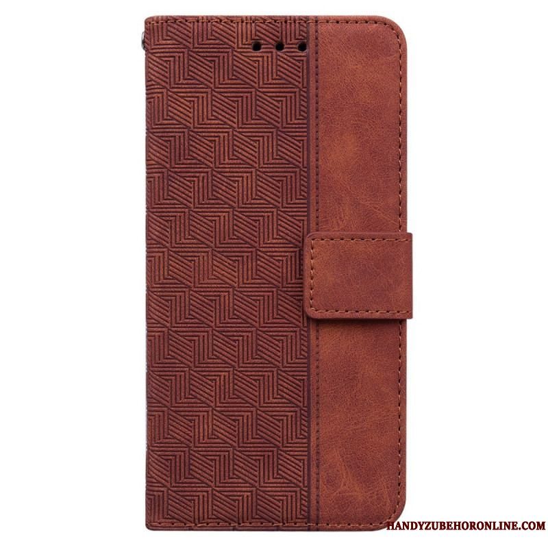 Flip Cover Xiaomi Redmi Note 11 / 11S Med Snor Strappy Mønster