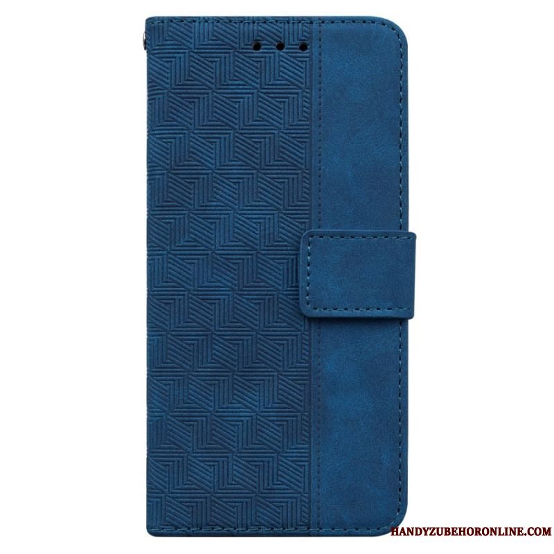 Flip Cover Xiaomi Redmi Note 11 / 11S Med Snor Strappy Mønster