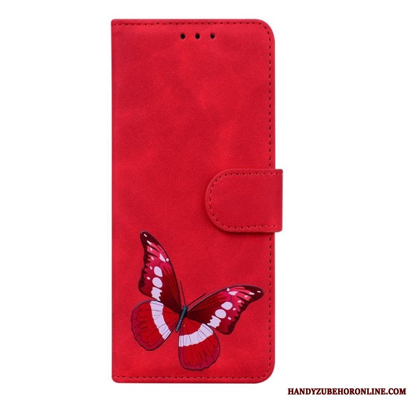 Flip Cover Xiaomi Redmi Note 11 / 11S Skin-touch Butterfly