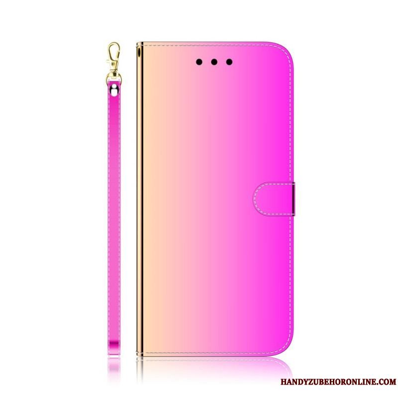 Flip Cover Xiaomi Redmi Note 11 / 11S Spejlcover I Imiteret Læder