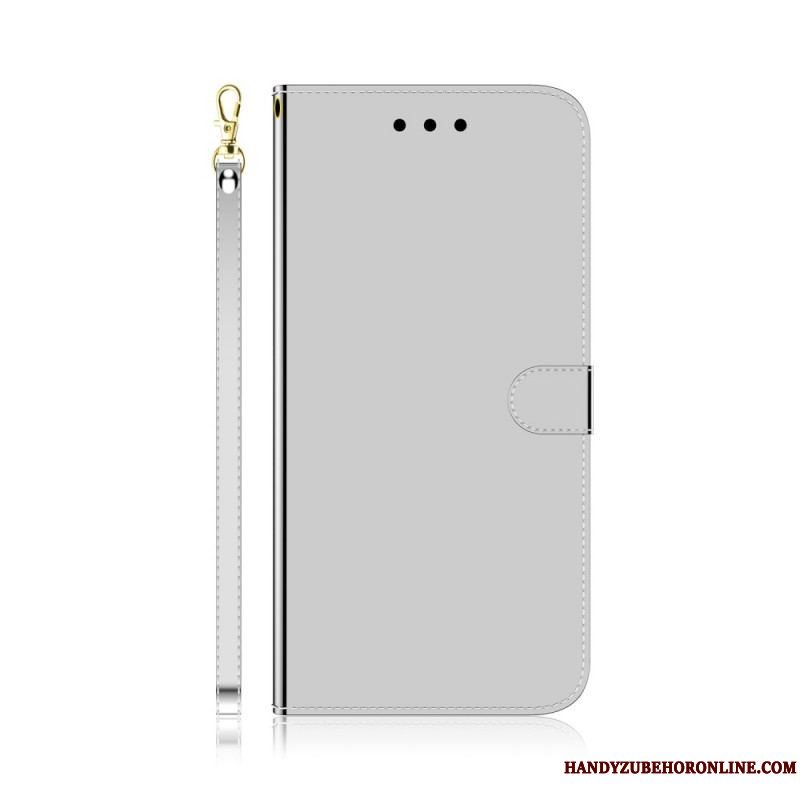 Flip Cover Xiaomi Redmi Note 11 / 11S Spejlcover I Imiteret Læder