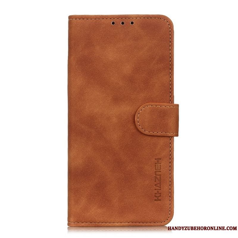 Flip Cover Xiaomi Redmi Note 11 Pro / 11 Pro 5G Khazneh Vintage Lædereffekt