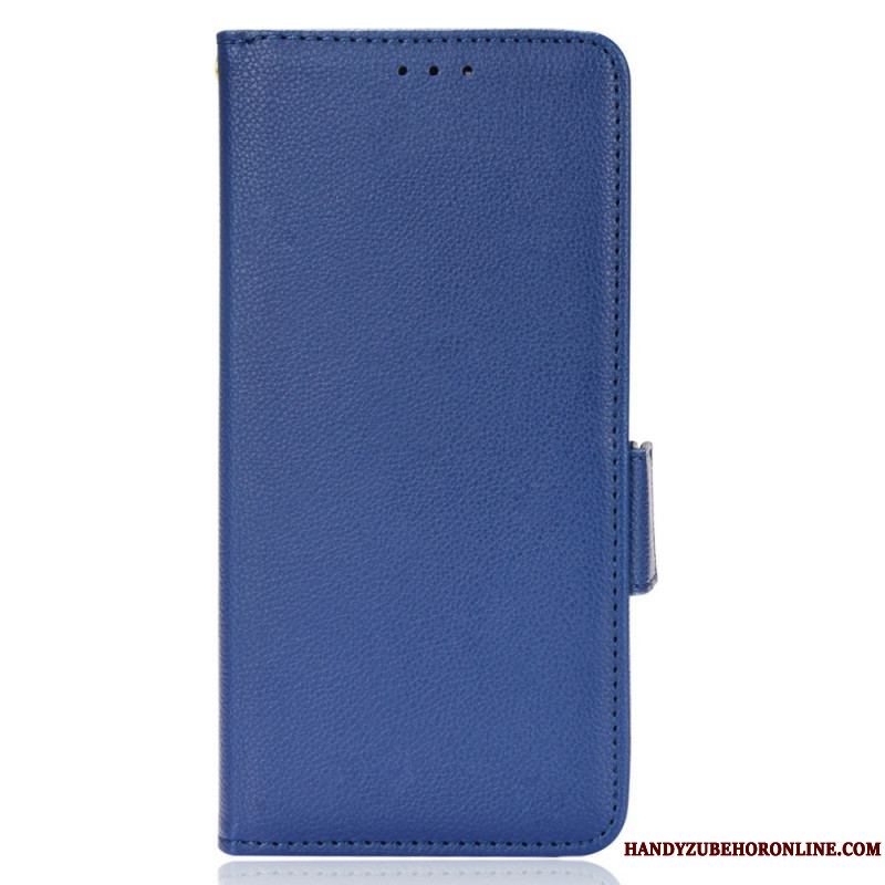 Flip Cover Xiaomi Redmi Note 11 Pro / 11 Pro 5G Litchi Imiteret Læder