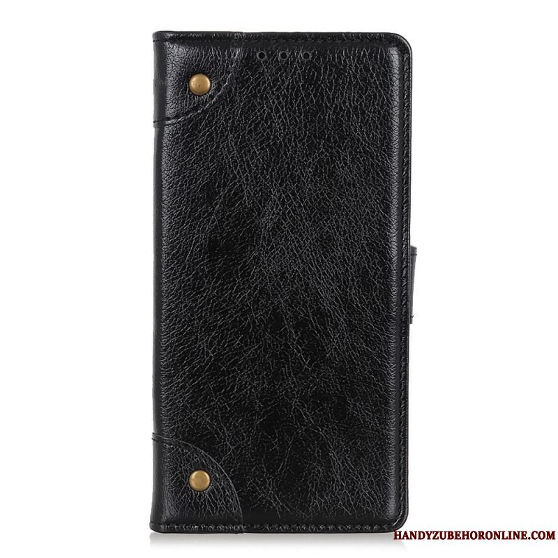 Flip Cover Xiaomi Redmi Note 11 Pro / 11 Pro 5G Style Nappa Læder Vintage Nitter