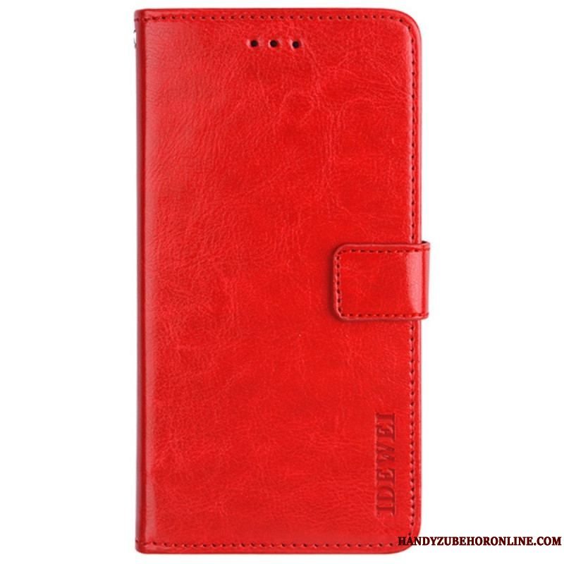 Flip Cover Xiaomi Redmi Note 11 Pro Plus 5G Imiteret Læder Idewei