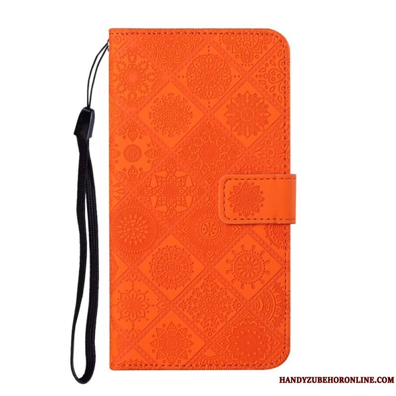 Flip Cover Xiaomi Redmi Note 11 Pro Plus 5G Tapestry Mønster