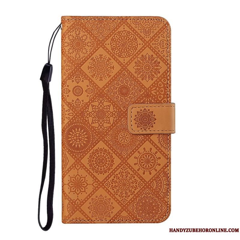 Flip Cover Xiaomi Redmi Note 11 Pro Plus 5G Tapestry Mønster