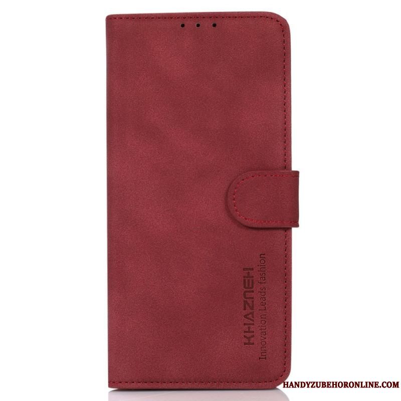 Flip Cover Xiaomi Redmi Note 12 4G Khazneh Lædereffekt