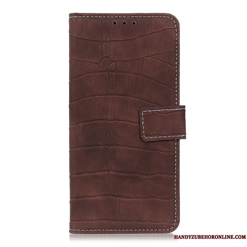 Flip Cover Xiaomi Redmi Note 12 4G Krokodille