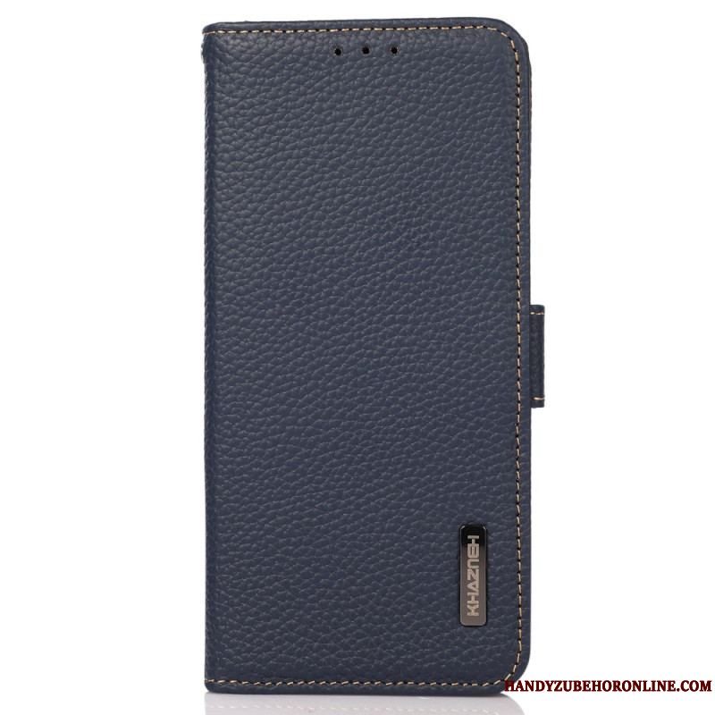 Flip Cover Xiaomi Redmi Note 12 4G Litchi Læder Khazneh Rfid