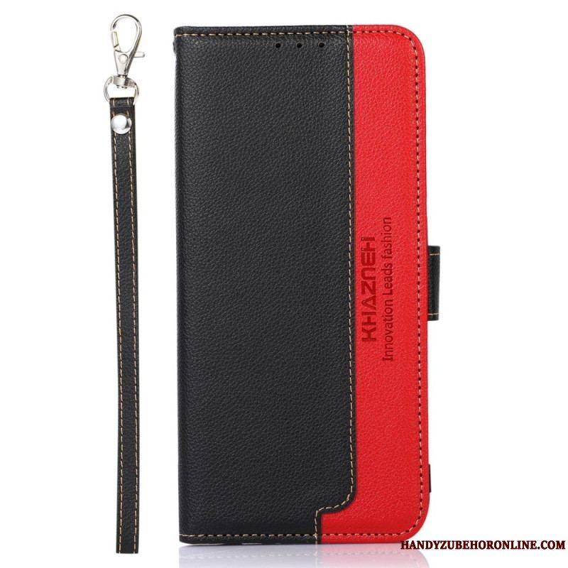 Flip Cover Xiaomi Redmi Note 12 4G Lychee Style Rfid Khazneh