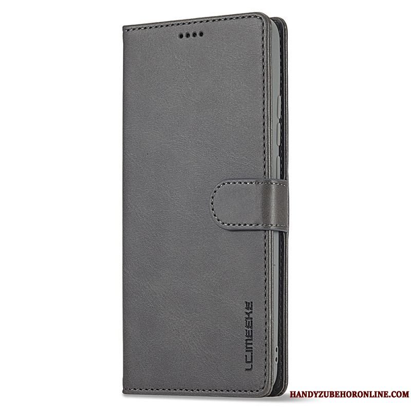 Flip Cover Xiaomi Redmi Note 12 4G Lædereffekt Lc.imeeke