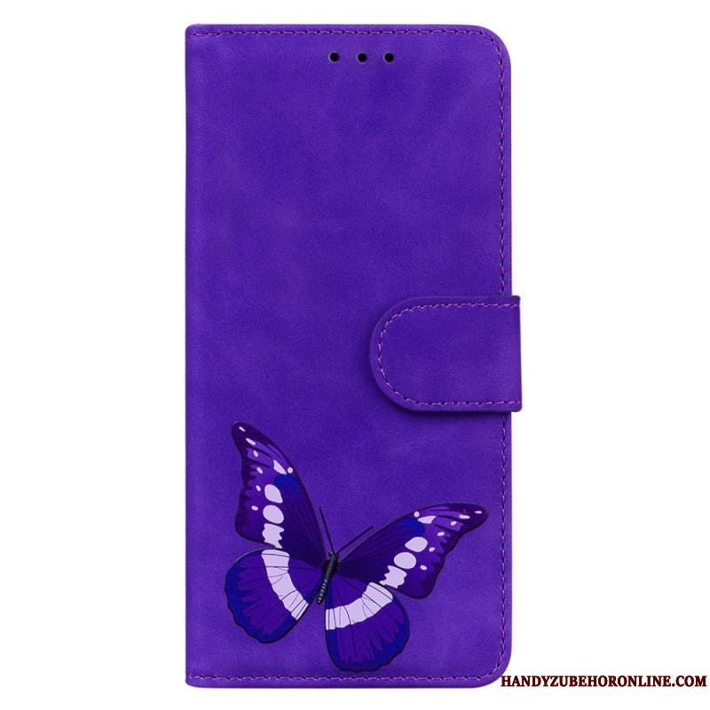 Flip Cover Xiaomi Redmi Note 12 4G Sommerfugle Design