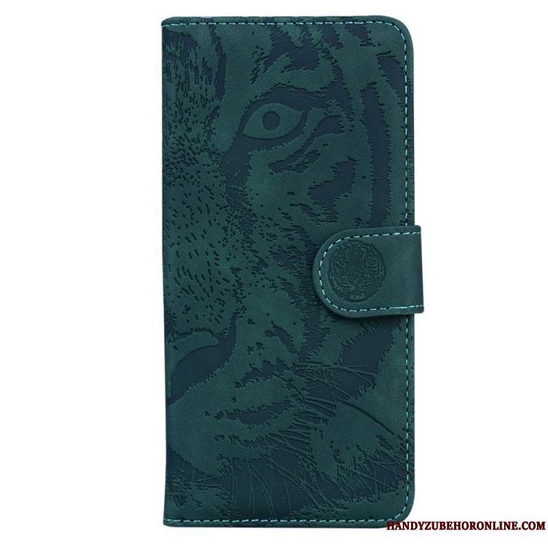 Flip Cover Xiaomi Redmi Note 12 4G Tiger Fodaftryk