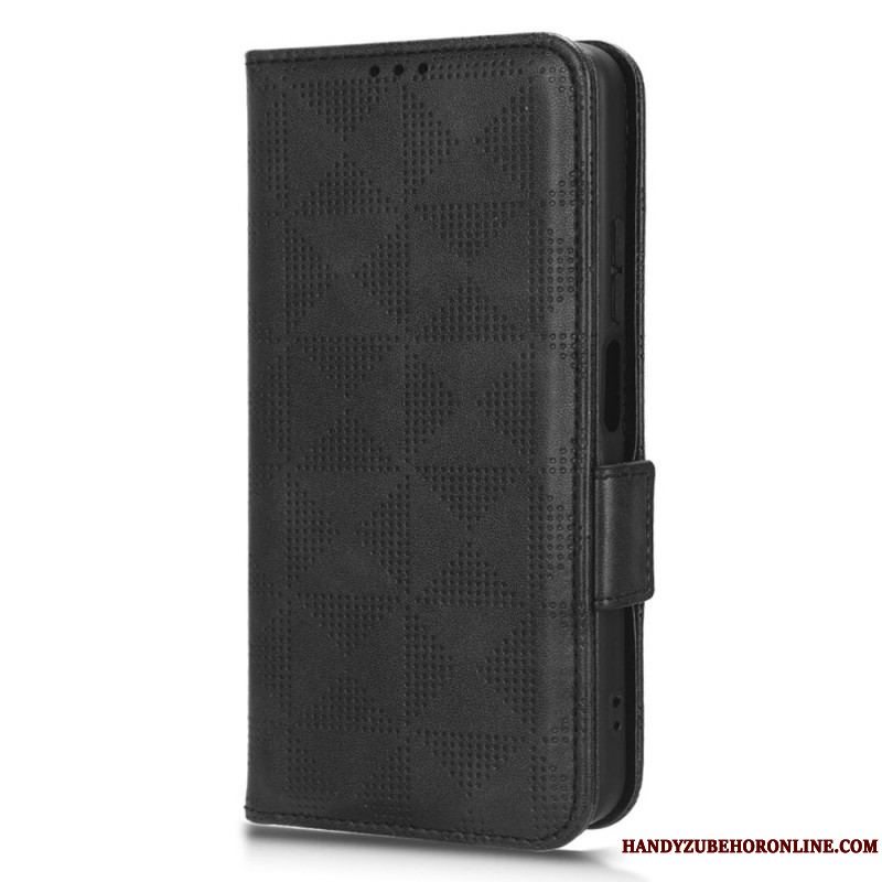 Flip Cover Xiaomi Redmi Note 12 4G Trekanter Med Snor