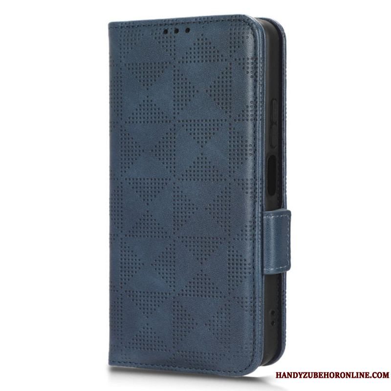 Flip Cover Xiaomi Redmi Note 12 4G Trekanter Med Snor