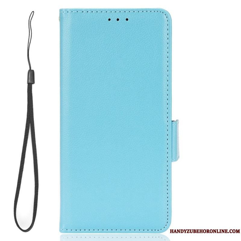 Flip Cover Xiaomi Redmi Note 12 4G Ultra Fin Med Snor