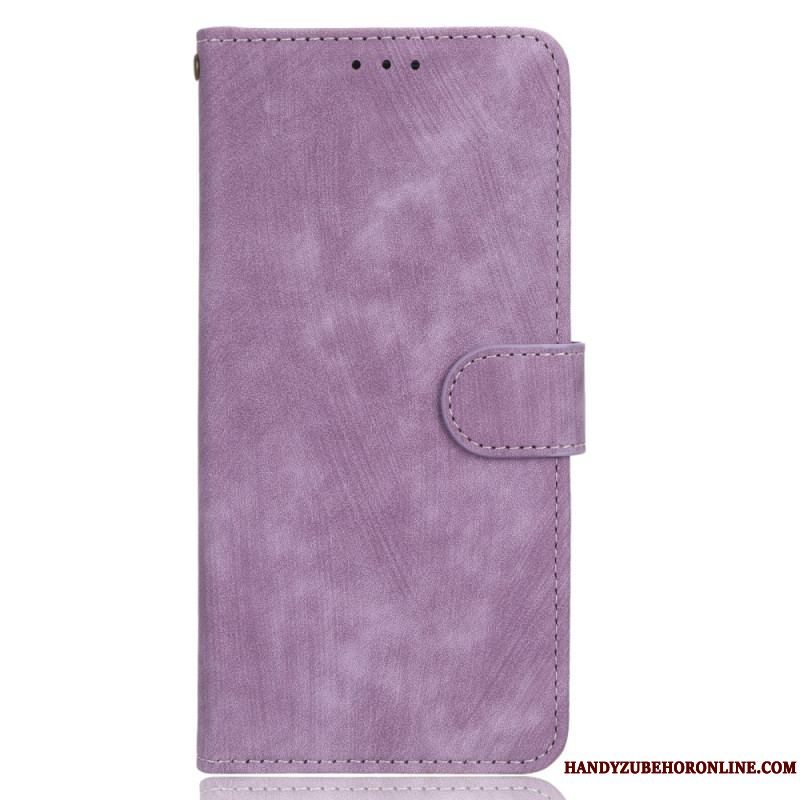 Flip Cover Xiaomi Redmi Note 12 4G Vintage Synlige Sømme