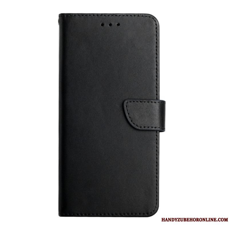 Flip Cover Xiaomi Redmi Note 12 4G Ægte Nappa Læder