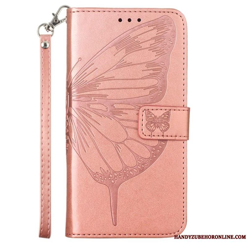 Flip Cover Xiaomi Redmi Note 12 5G Blomster Sommerfugl