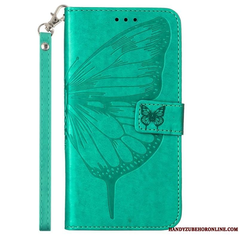 Flip Cover Xiaomi Redmi Note 12 5G Blomster Sommerfugl