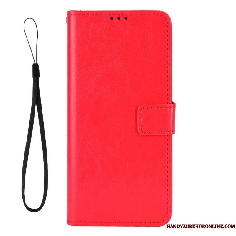 Flip Cover Xiaomi Redmi Note 12 5G Prangende Kunstlæder