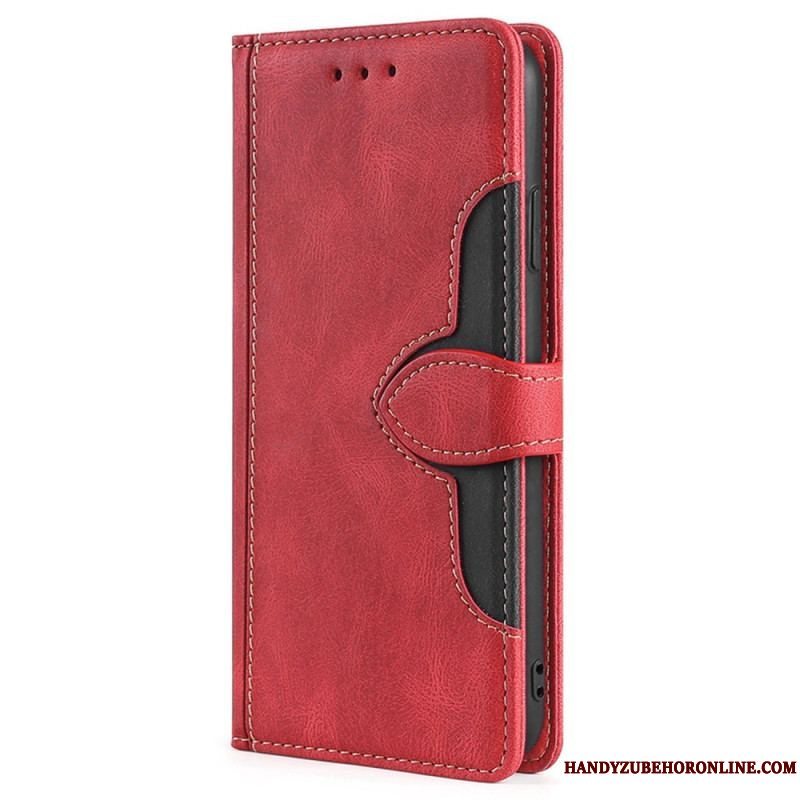 Flip Cover Xiaomi Redmi Note 12 5G Tofarvet Blomster