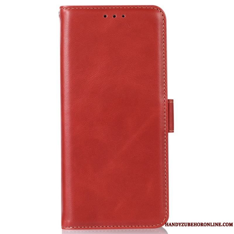 Flip Cover Xiaomi Redmi Note 12 5G Ægte Læder Rfid-funktion