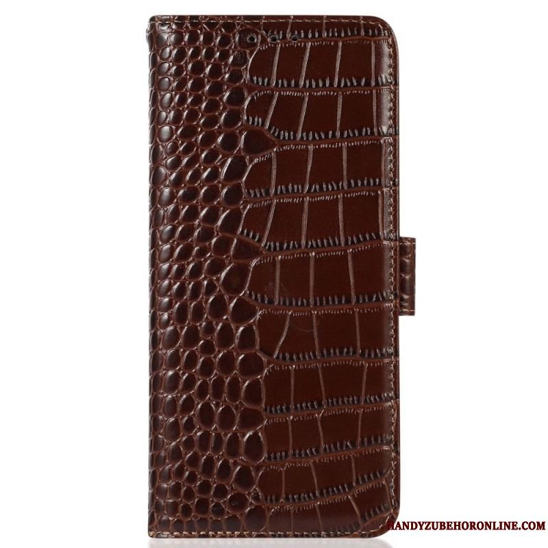 Flip Cover Xiaomi Redmi Note 12 Pro Crocodile Style Rfid