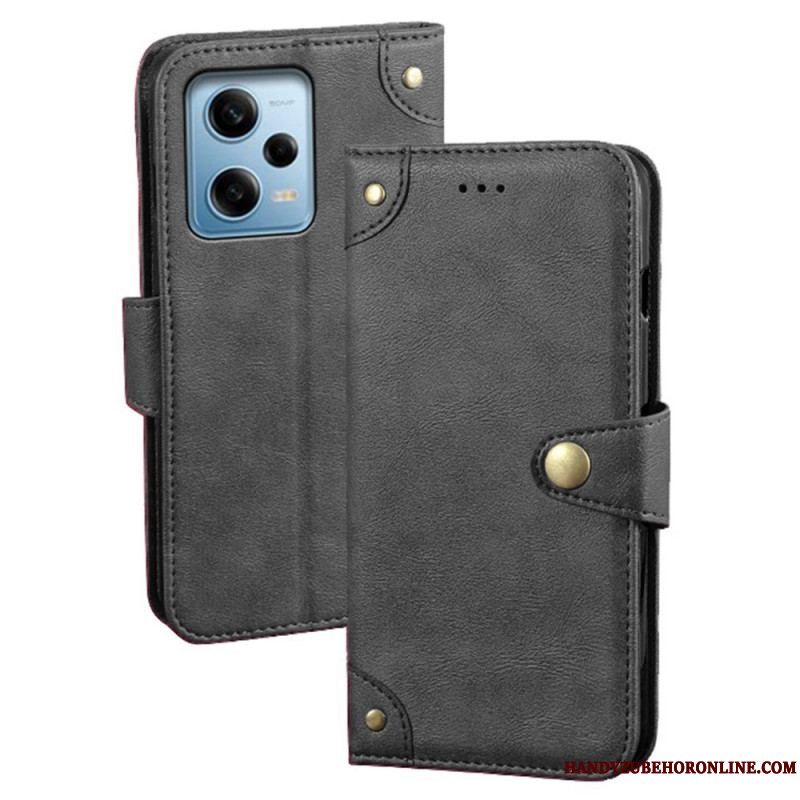 Flip Cover Xiaomi Redmi Note 12 Pro Magnetisk Knap