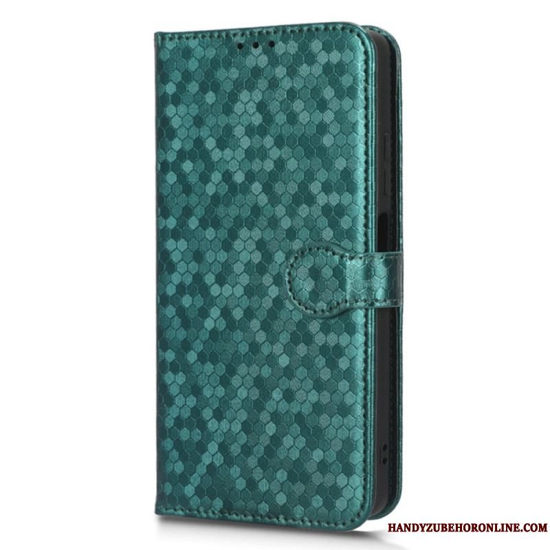 Flip Cover Xiaomi Redmi Note 12 Pro Med Snor 3d Mønster Strappy
